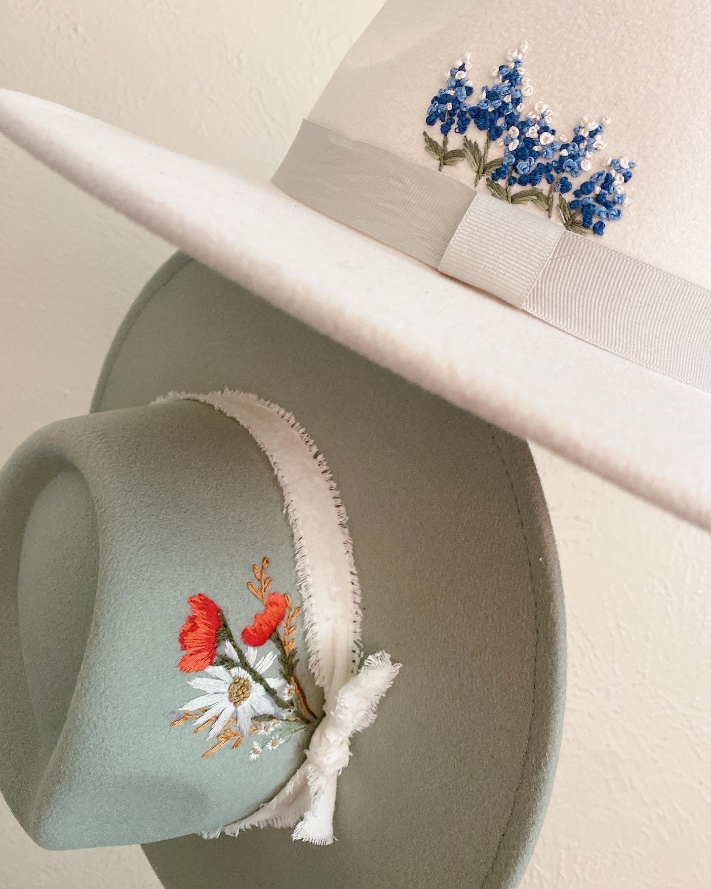 Hand-Embroidered Hats