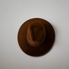 Flat Brim Hat - Vegan Suede