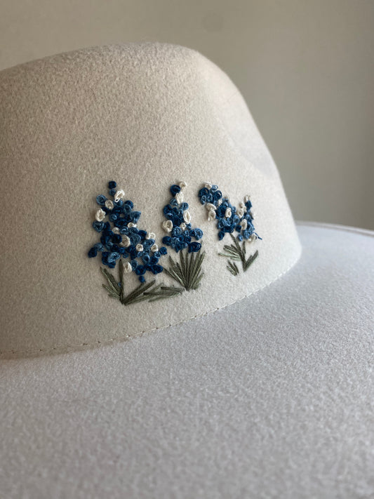 -MADE TO ORDER- Bluebonnet Hat
