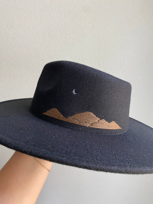 -MADE TO ORDER- Midnight Mountains Hat