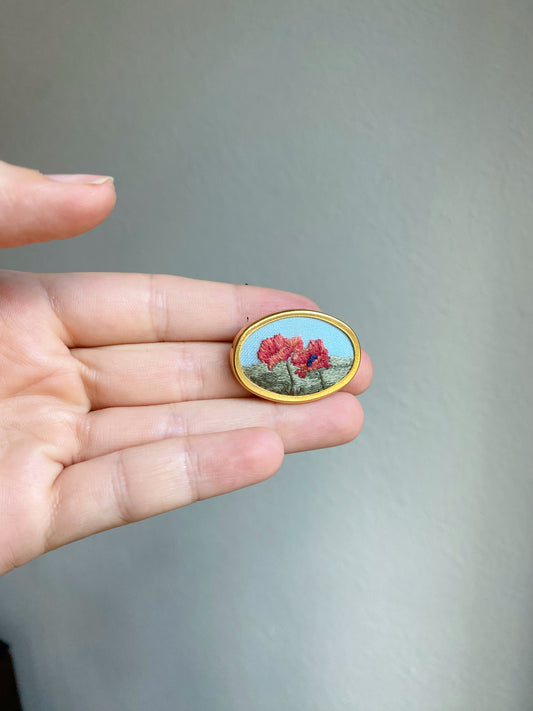 -MADE TO ORDER- Poppy Pin
