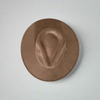 Flat Brim Hat - Vegan Suede