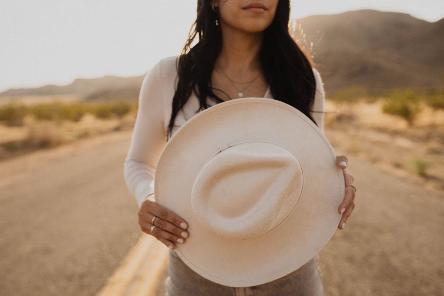 Bronco Cowboy Hat - Vegan Suede