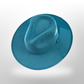 *XLarge* Flat Brim Hat - Vegan Suede