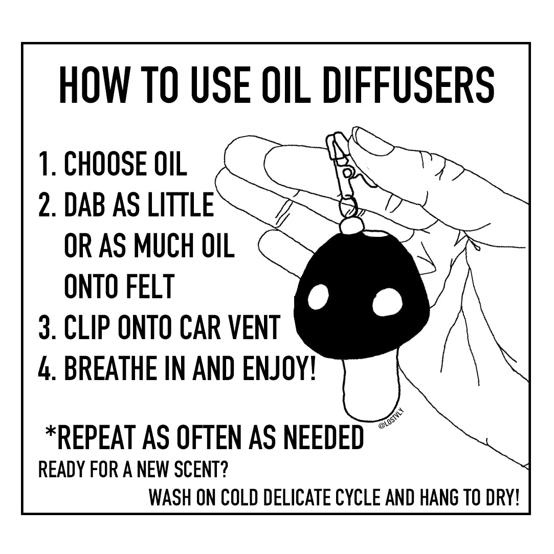 Smiley Face Reusable Oil Diffuser