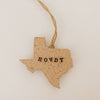 Ceramic Texas Wall Hanging